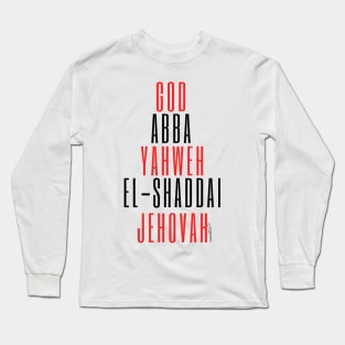 Names of God Long Sleeve T-Shirt